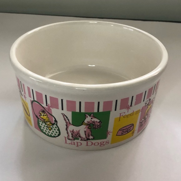 Ceramic Dog Bowl Dish Food Water - Picture 7 of 7